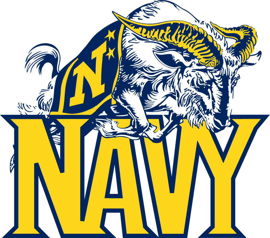 Navy Midshipmen 1996-2009 Alternate Logo DIY iron on transfer (heat transfer)